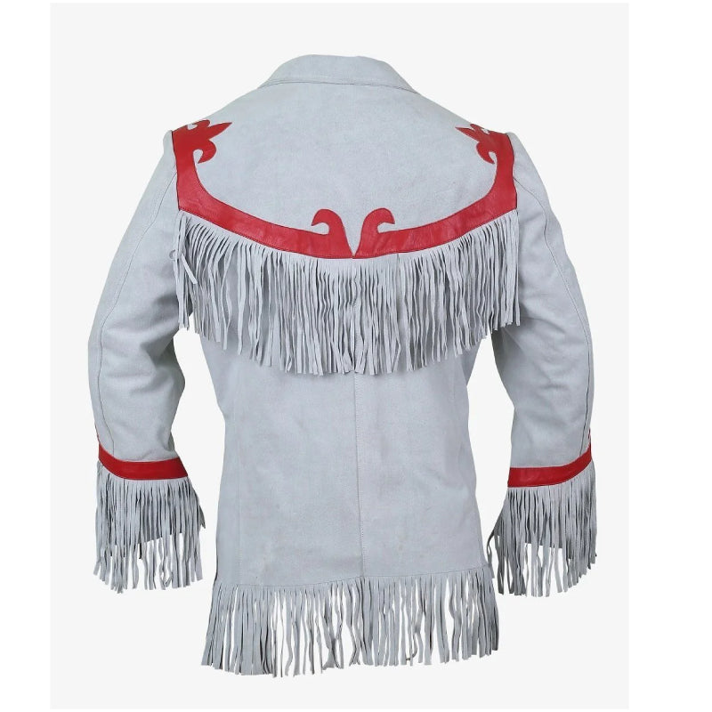 Western Cowboy Leather Jacket for Men's