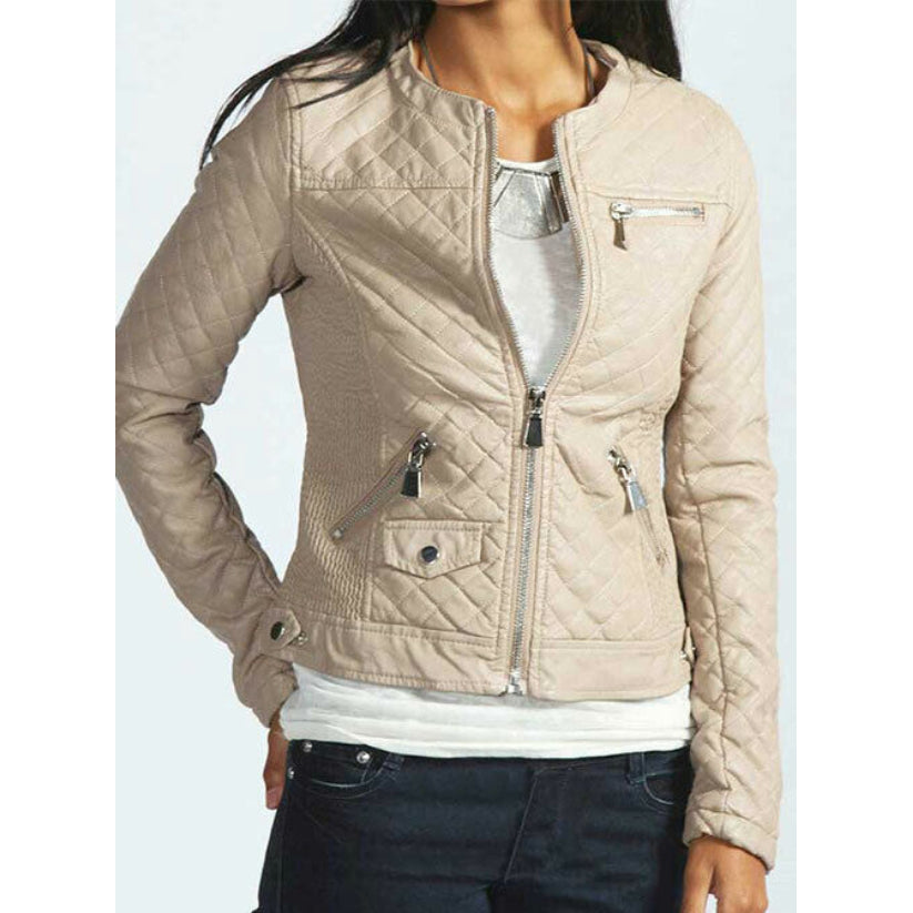 Women Leather Jacket Genuine Lambskin Pure Leather