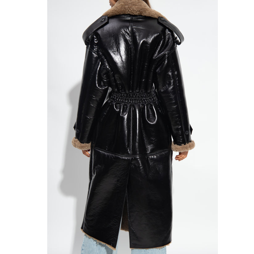 Women Long Shearling Coat