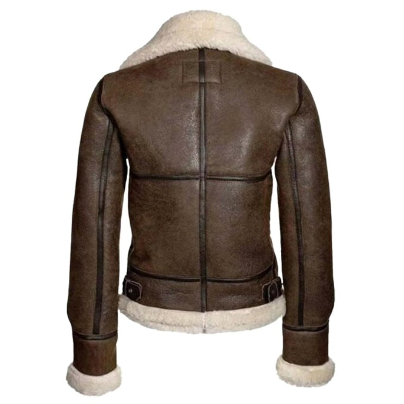 Women's B3 Bomber Aviator Leather Jacket