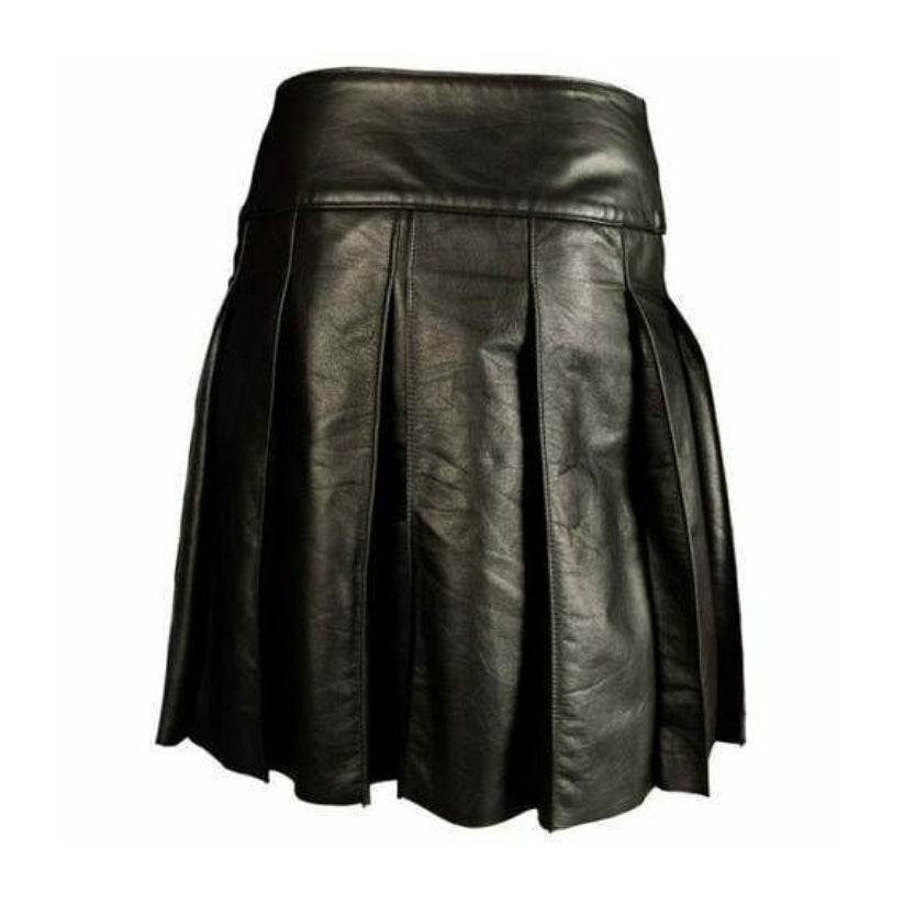 Women's Leather Skirt Genuine Soft Lambskin