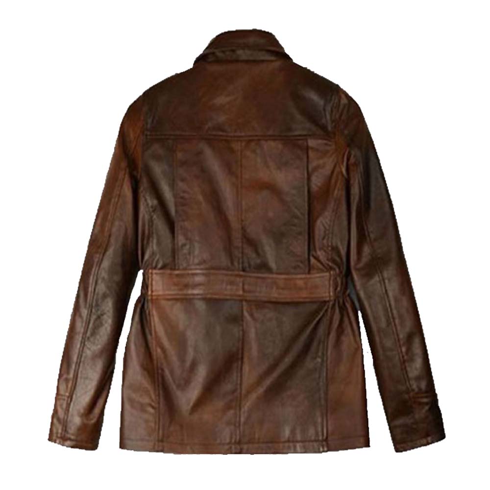 Womens Real Brown Celebrity Leather Jacket