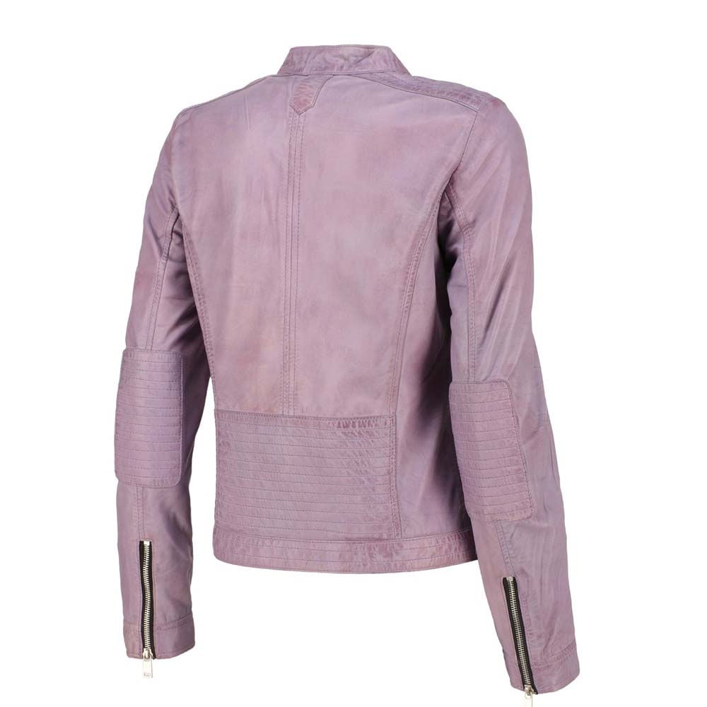 Womens Real Leather Stylish Biker Jacket