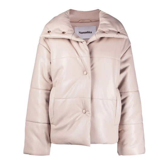 press-stud padded jacket