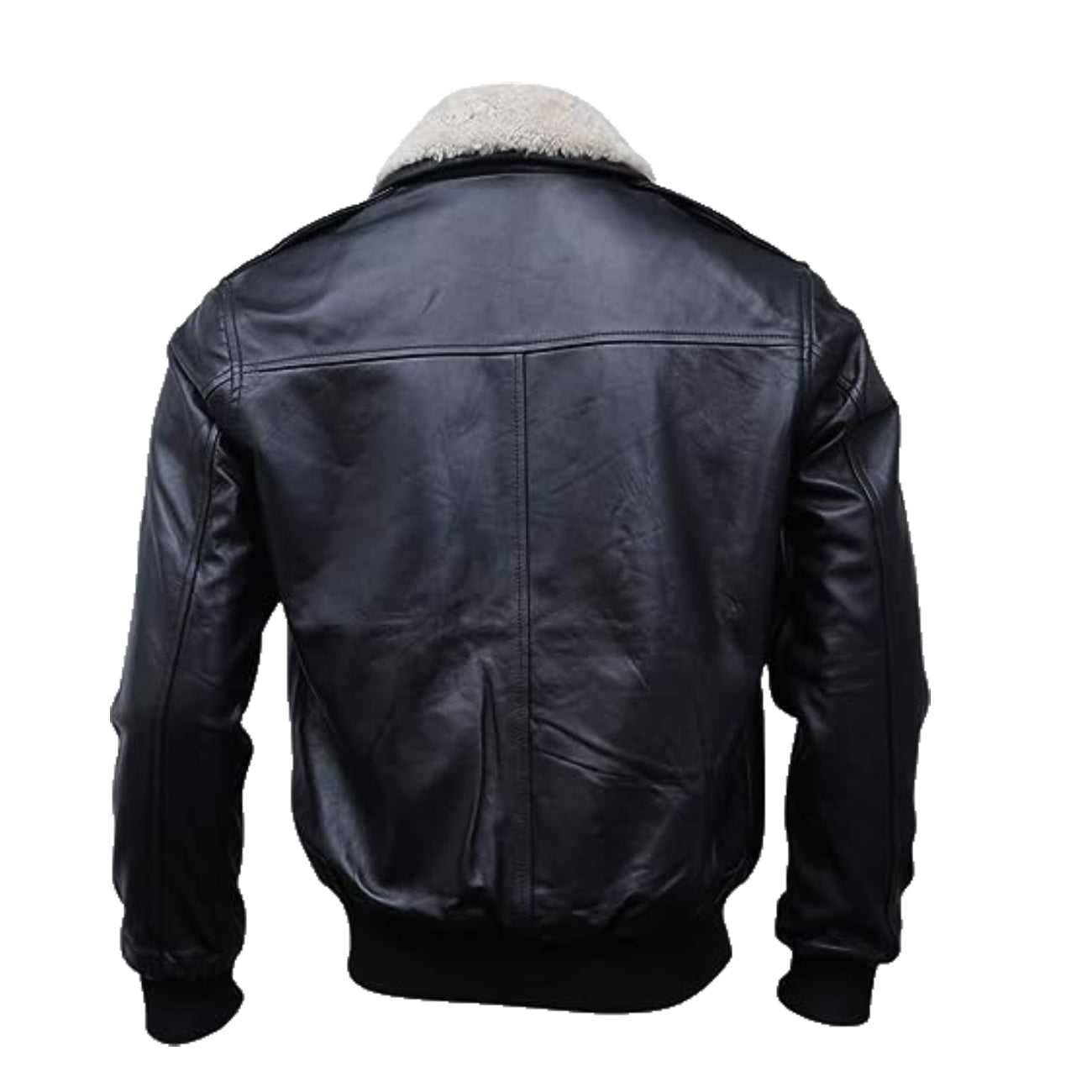 Mens A-2 Flight Bomber Leather Jacket Black Brown Jackets for Men