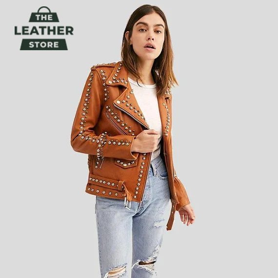 Exploring the Different Types of Studs on Women’s Leather Jackets