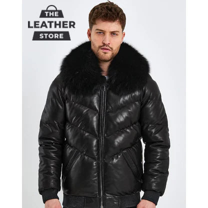 Is the Leather V-Bomber Jacket Good for Winter?