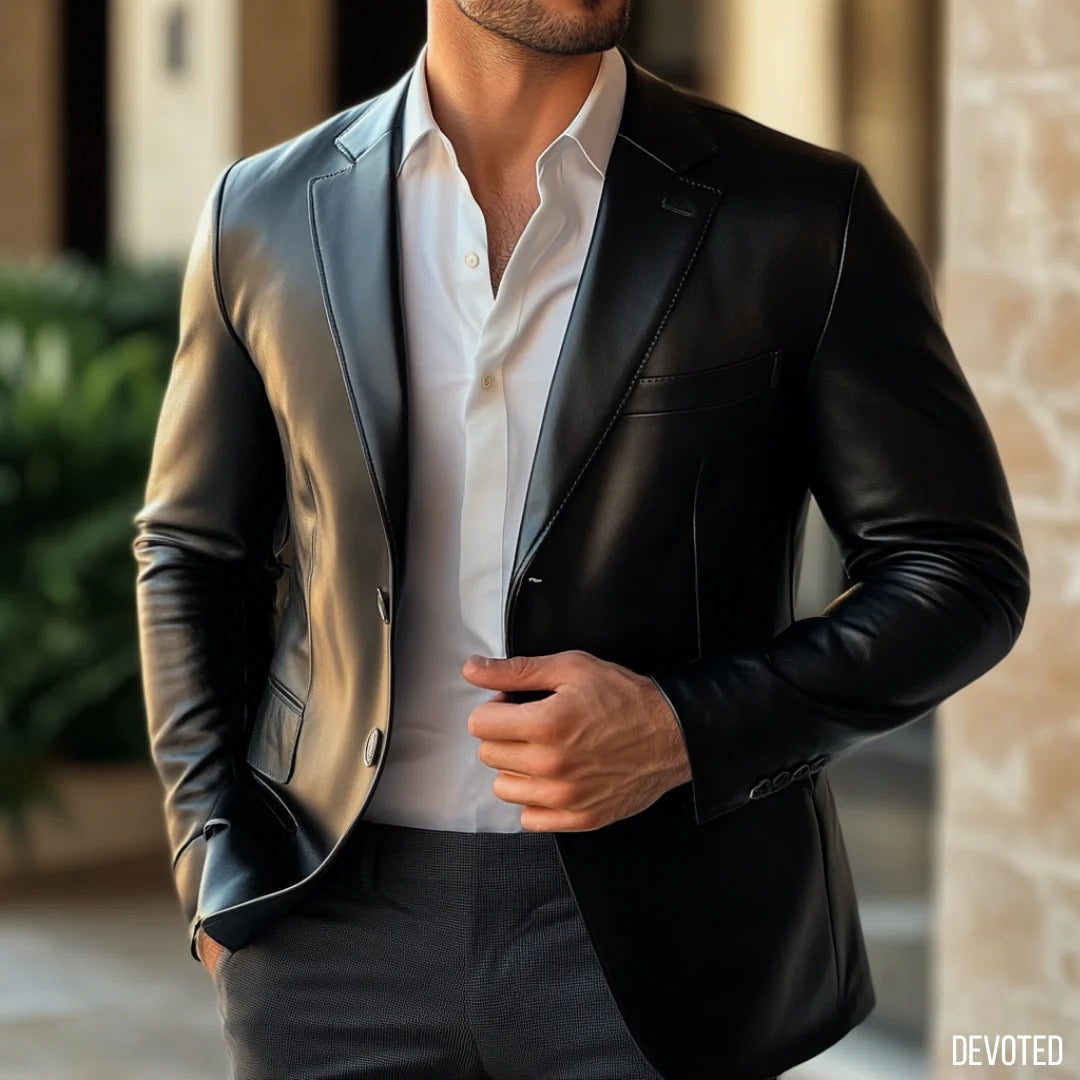 What Makes Men’s Leather Blazers a Timeless Fashion Choice?