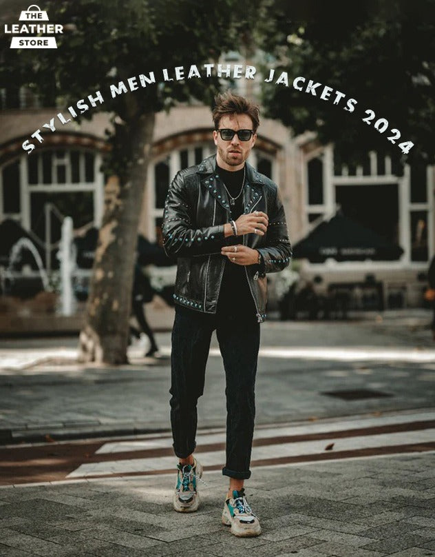 2024 Stylish Men Leather Jackets