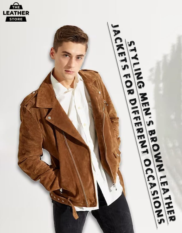 Styling Men's Brown Leather Jackets for Different Occasions