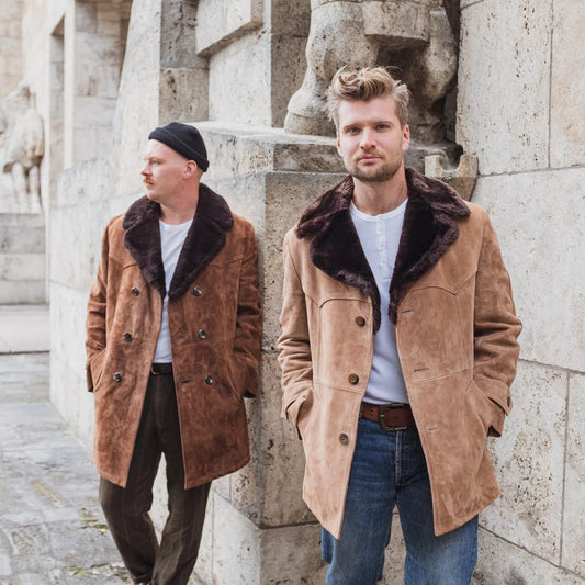 How to Wear a Shearling Coat for Men