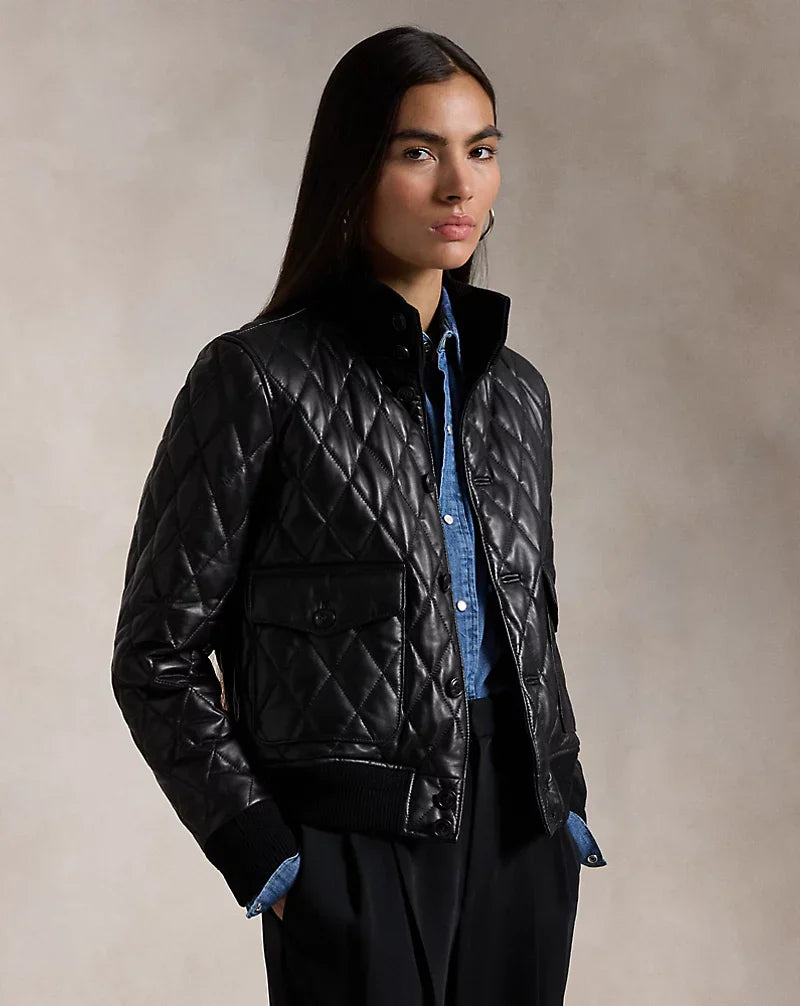 What to Wear with a Womens Bomber Leather Jacket?