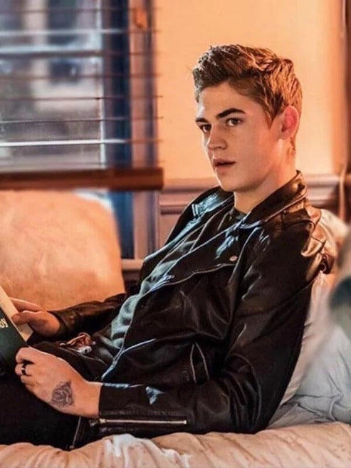 Hardin Scott Premium Black Leather Biker Jacket