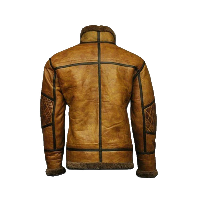 Aviator Flying Shearling Leather Jacket