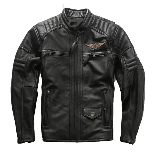 Black Harley Davidson Passion Velocity Leather Jacket