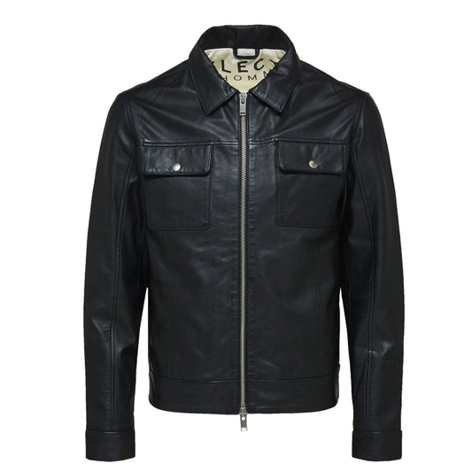 Best Quality Leather Trucker Jacket