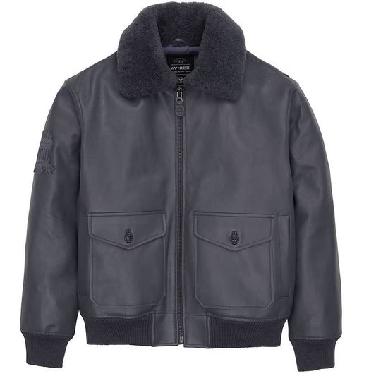 Bomber Leather Jacket For Men's