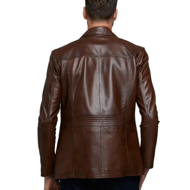 Brown Men’s Leather Jacket