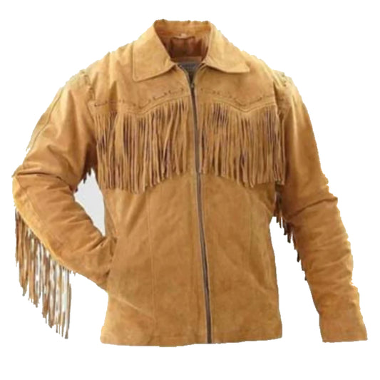 Brown Suede Jacket Men’s – Western Dress Jackets Mens