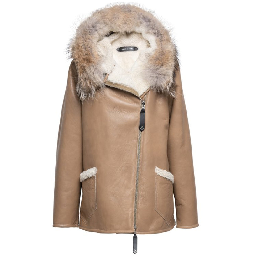 Classic Shearling Jacket with Fur