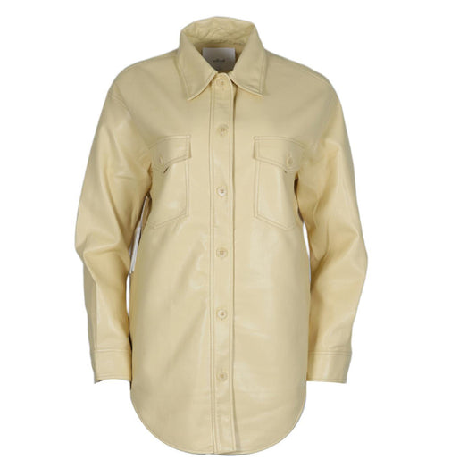Faux Leather Shirt