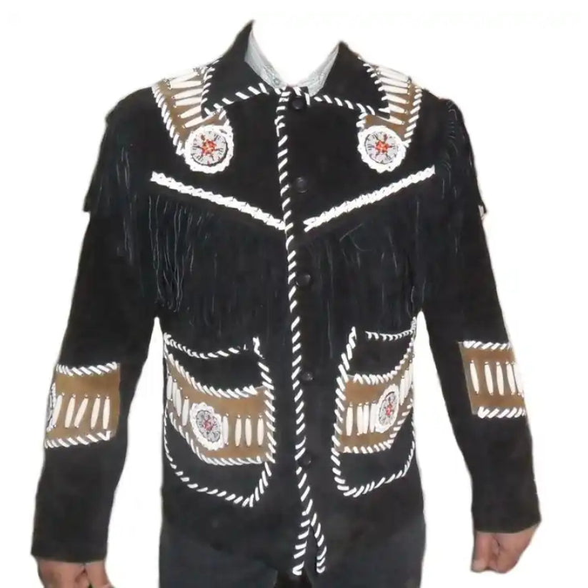 Fringe Cowboy Jacket Suede Western Jackets