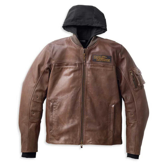 Harley-Davidson Men’s Leather Jacket Brown