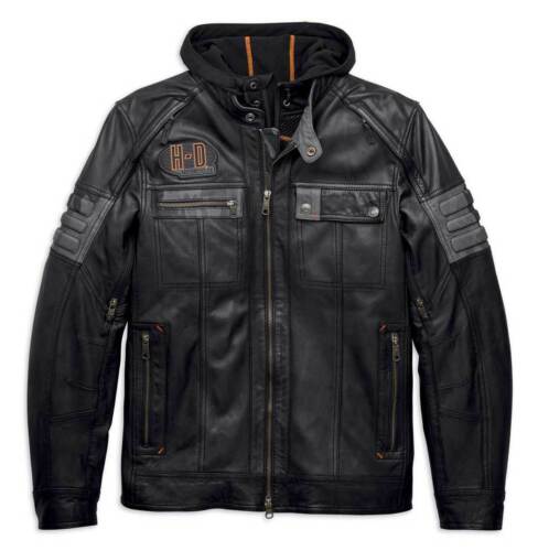Harley Davidson Men’s Bridgeport Black Leather