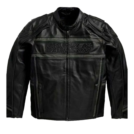 Harley Davidson Men’s Luminator 360 Black Leather Jacket