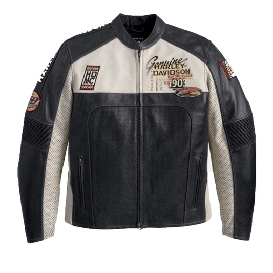 Harley Davidson Men’s Regulator Perforated Leather Jacket