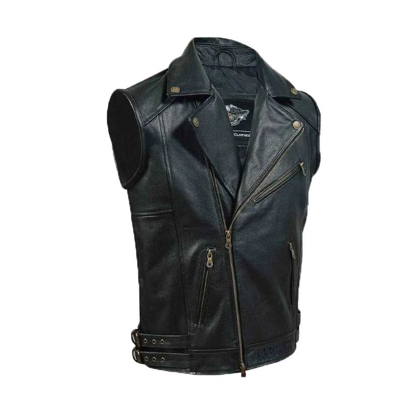 Harley Davidson Mens Layton Vintage Leather Vest