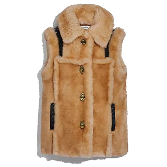 Lamb Skin Shearling Vest