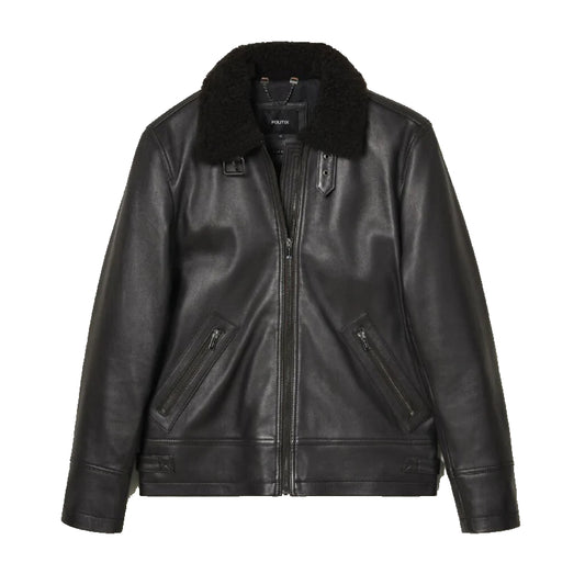 Leather Aviator Jacket
