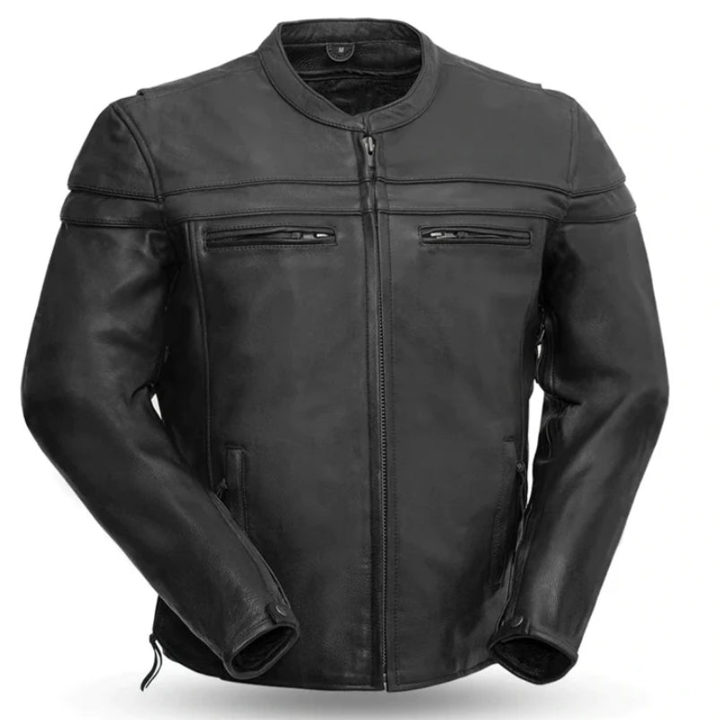 Leather Black Motorcycle Jacket