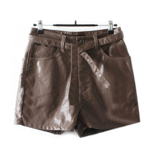 Leather Shorts Style