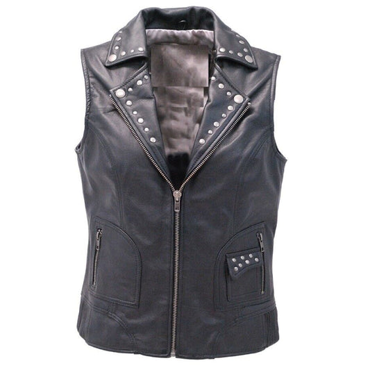 Leather Vest Waistcoat Women Coat Jacket