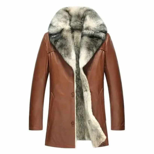 Liner Lambskin Coat Genuine Leather Sheepskin