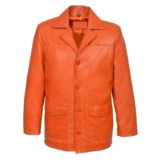 Men Blazer Leather Coat for Gents Party wear