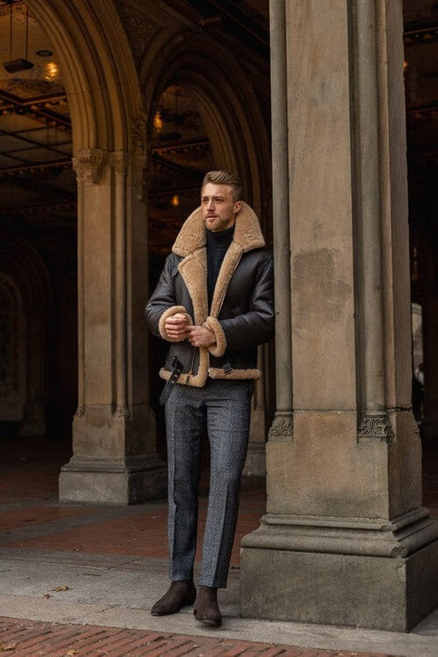 B3 RAF Shearling Aviator Jacket