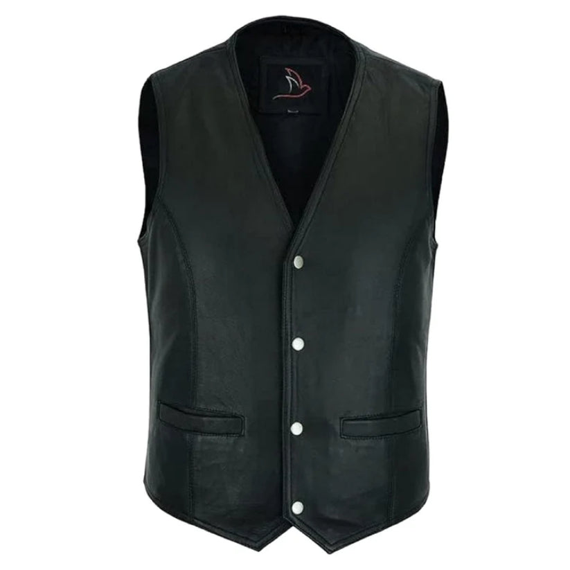 Men's Classic Club Handmade Leather Vest