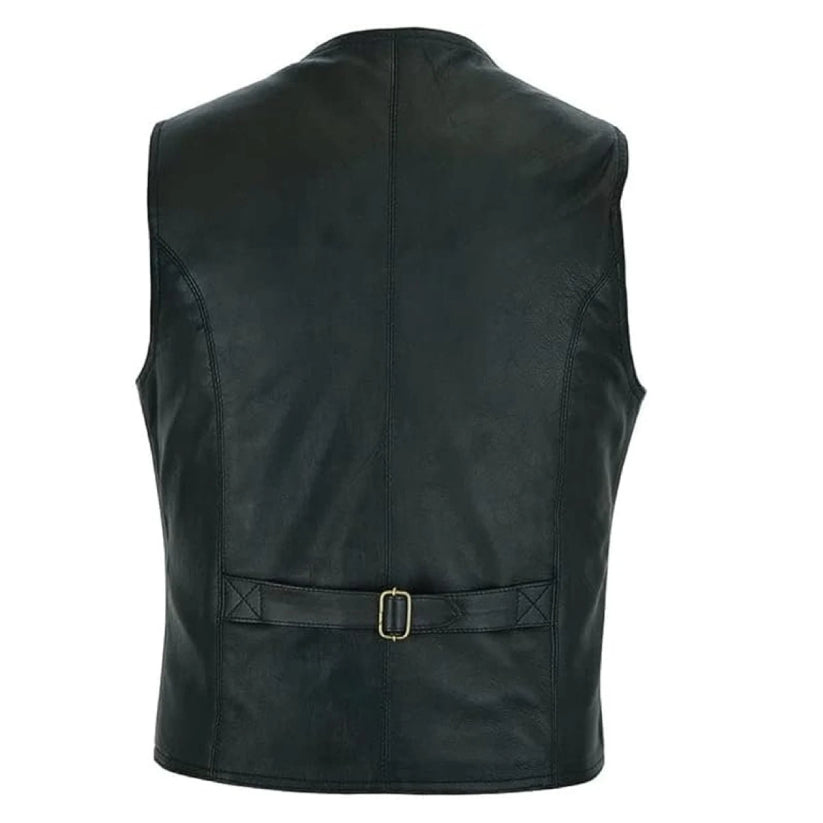 Men's Classic Club Handmade Leather Vest