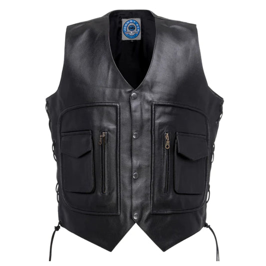 Men's Kangaroo Valley Leather Vest