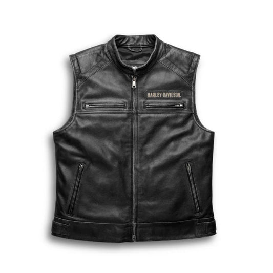 Men's Leather Vest