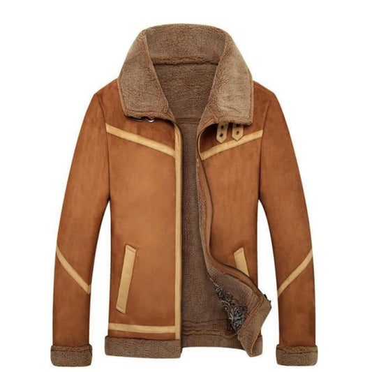 Men's Luxury Leather Jacket Outwear Sheepskin