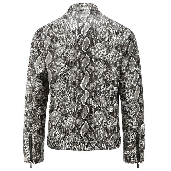 Men's Python Leather Jacket