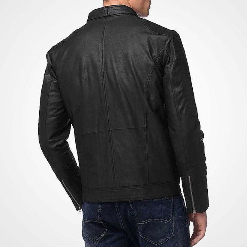 Men’s Timeless Black Leather Jacket