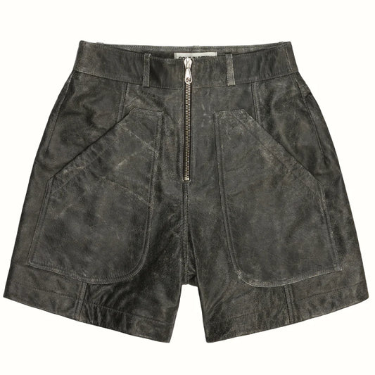 Mens Leather Shorts