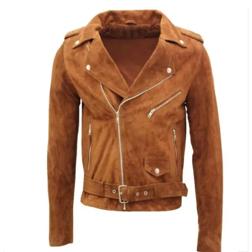 New Brown Western Leather Jackets For Men