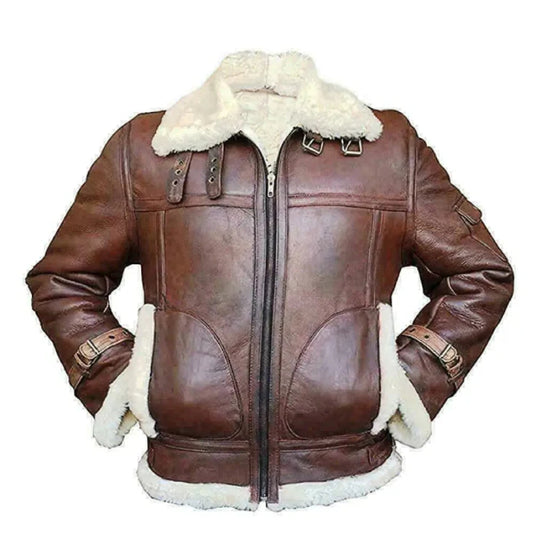 RAF B3 Aviator Shearling Bomber Jacket