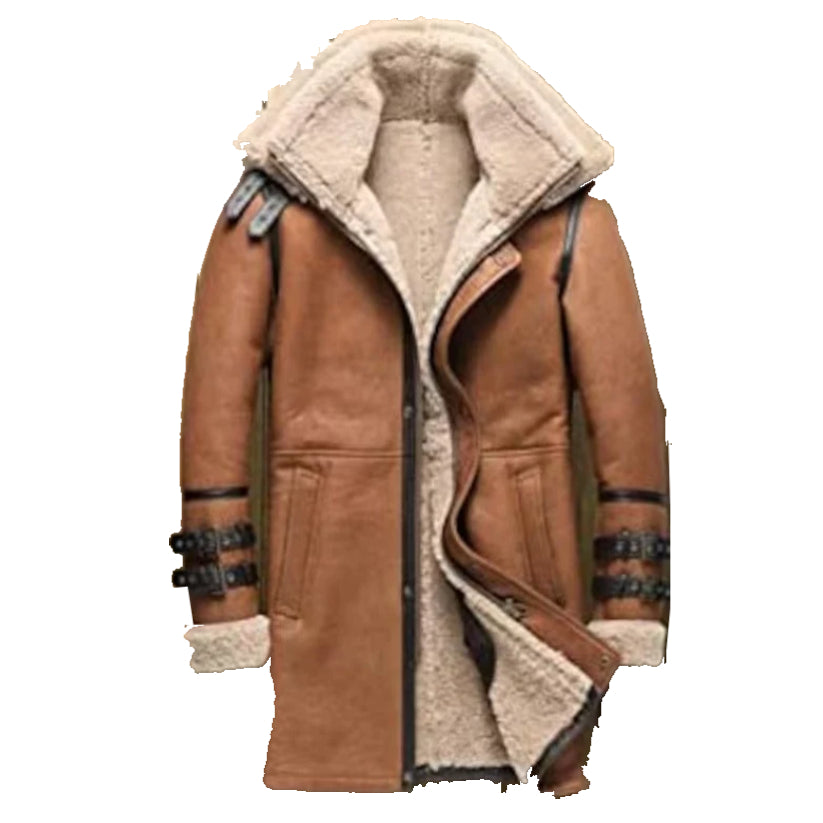Real Leather Jacket With Shearling Fur